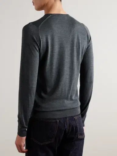 John Smedley Lundy Slim-Fit Merino Wool Sweater - Men | Thumbnail 4