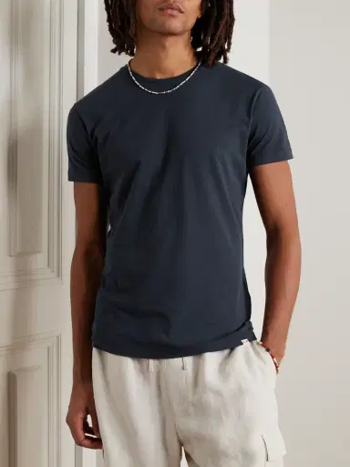 Orlebar Brown OB-T Slim-Fit Cotton-Jersey T-Shirt - Men | Thumbnail 3