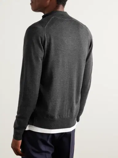John Smedley Claygate Merino Wool Zip-Up Cardigan - Men | Thumbnail 3 John Smedley Claygate Merino Wool Zip-Up Cardigan - Men | Thumbnail 3