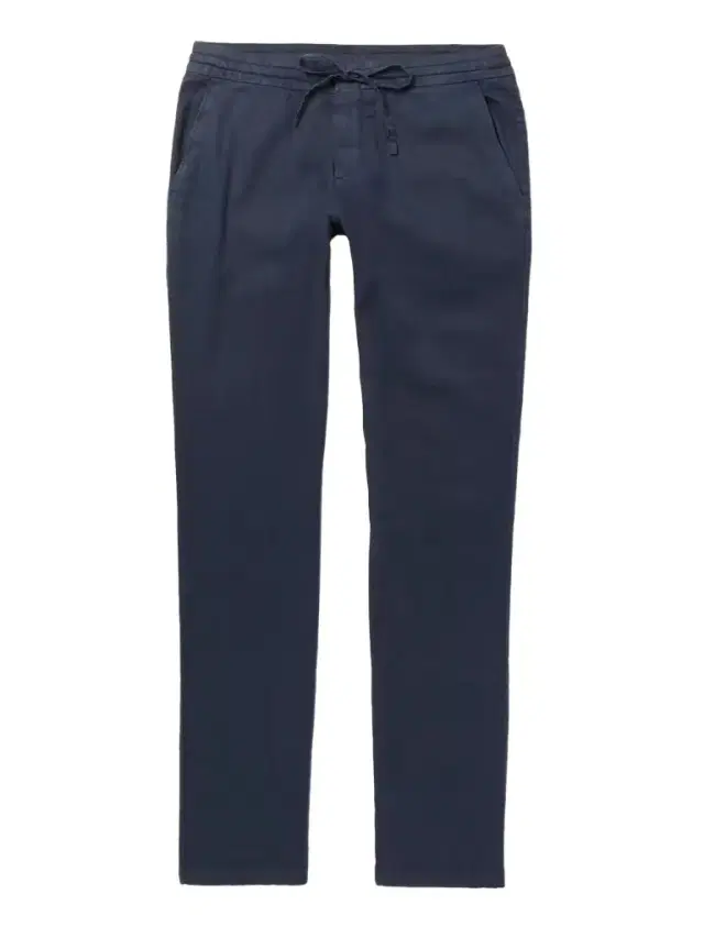 Loro Piana Slim-Fit Stretch Linen and Cotton-Blend Drawstring Trousers - Men