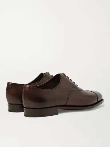 Edward Green Chelsea Cap-Toe Burnished-Leather Oxford Shoes - Men | Thumbnail 5 Edward Green Chelsea Cap-Toe Burnished-Leather Oxford Shoes - Men | Thumbnail 5