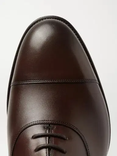 Edward Green Chelsea Cap-Toe Burnished-Leather Oxford Shoes - Men | Thumbnail 6 Edward Green Chelsea Cap-Toe Burnished-Leather Oxford Shoes - Men | Thumbnail 6