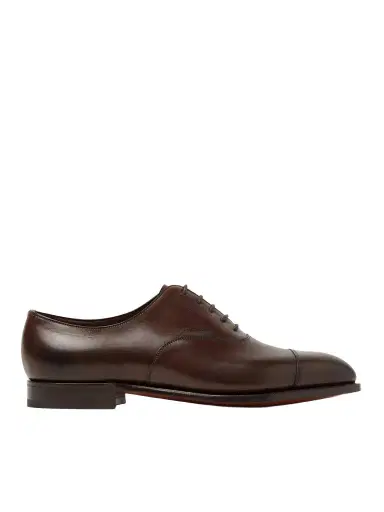 Edward Green Chelsea Cap-Toe Burnished-Leather Oxford Shoes - Men | Thumbnail 1 Edward Green Chelsea Cap-Toe Burnished-Leather Oxford Shoes - Men | Thumbnail 1
