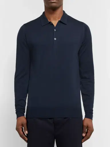 John Smedley Belper Slim-Fit Merino Wool Polo Shirt - Men | Thumbnail 3