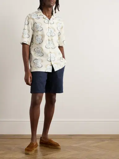 Orlebar Brown Norwich Slim-Fit Linen Shorts - Men | Thumbnail 2
