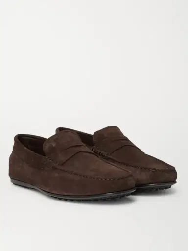 Tod's Gommino Suede Driving Shoes - Men | Thumbnail 3 Tod's Gommino Suede Driving Shoes - Men | Thumbnail 3