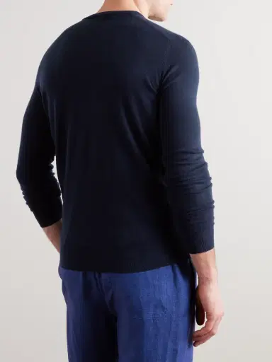 Loro Piana Slim-Fit Baby Cashmere Sweater - Men | Thumbnail 3
