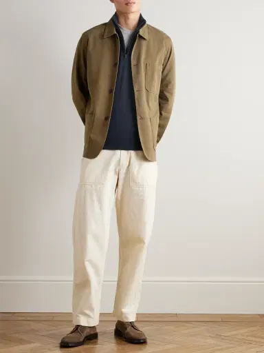 John Smedley Tapton Slim-Fit Merino Wool Half-Zip Sweater - Men | Thumbnail 2 John Smedley Tapton Slim-Fit Merino Wool Half-Zip Sweater - Men | Thumbnail 2