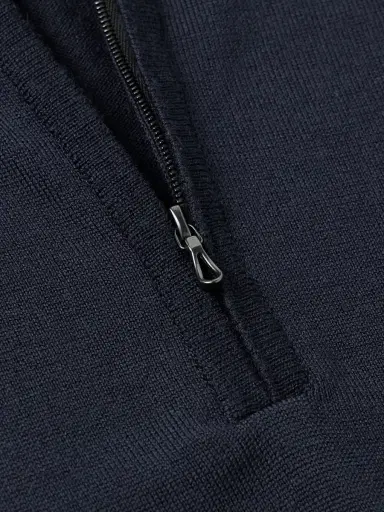 John Smedley Tapton Slim-Fit Merino Wool Half-Zip Sweater - Men | Thumbnail 5 John Smedley Tapton Slim-Fit Merino Wool Half-Zip Sweater - Men | Thumbnail 5