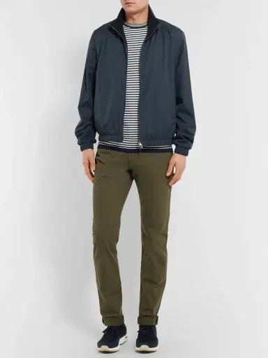 Loro Piana Reversible Windmate Storm System Shell and Cashmere Bomber Jacket - Men | Thumbnail 2 Loro Piana Reversible Windmate Storm System Shell and Cashmere Bomber Jacket - Men | Thumbnail 2
