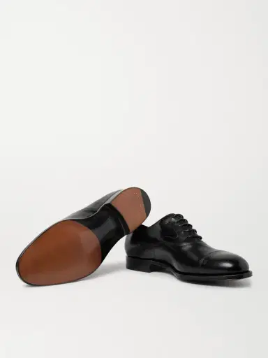 Edward Green Chelsea Cap-Toe Burnished-Leather Oxford Shoes - Men | Thumbnail 6 Edward Green Chelsea Cap-Toe Burnished-Leather Oxford Shoes - Men | Thumbnail 6