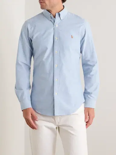 Polo Ralph Lauren Slim-Fit Cotton Oxford Shirt - Men | Thumbnail 3