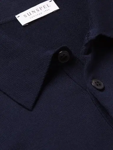 Sunspel Sea Island Cotton-Jersey Polo Shirt - Men | Thumbnail 4