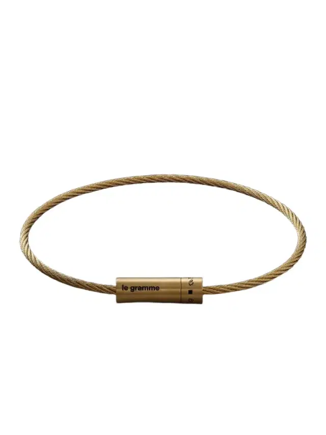 LE GRAMME Le 11 Brushed 18-Karat Gold Bracelet - Men