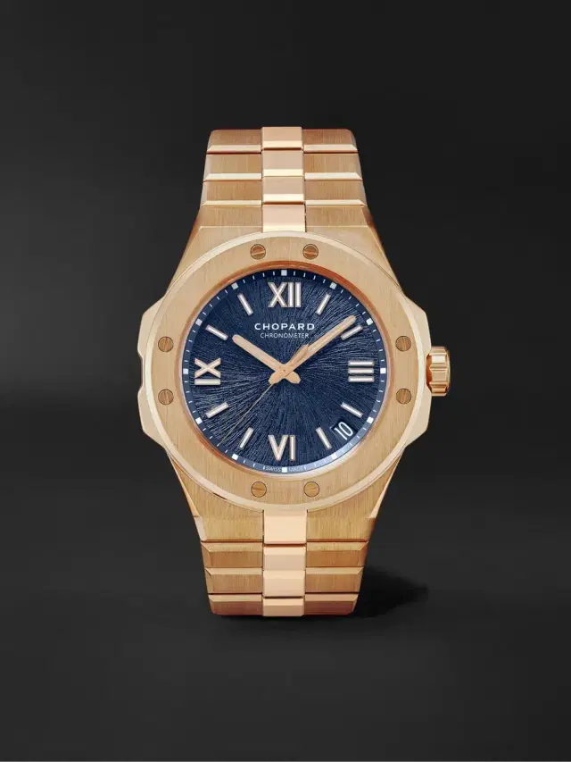 Chopard Alpine Eagle Large Automatic 18-Karat Rose Gold Watch, Ref. 295363-5001 - Men