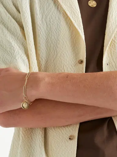 Foundrae Strength Extended Clip 18-Karat Gold Diamond Bracelet - Men | Thumbnail 2