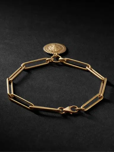 Foundrae Strength Extended Clip 18-Karat Gold Diamond Bracelet - Men | Thumbnail 3