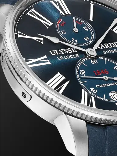 Ulysse Nardin Marine Torpilleur Automatic Stainless Steel Watch, Ref. 1183-310-3/43 - Men | Thumbnail 6 Ulysse Nardin Marine Torpilleur Automatic Stainless Steel Watch, Ref. 1183-310-3/43 - Men | Thumbnail 6