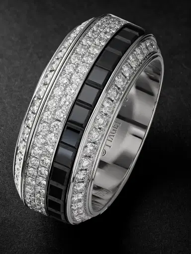 Piaget Possession 18-Karat White Gold, Diamond and Ceramic Ring - Men | Thumbnail 4 Piaget Possession 18-Karat White Gold, Diamond and Ceramic Ring - Men | Thumbnail 4