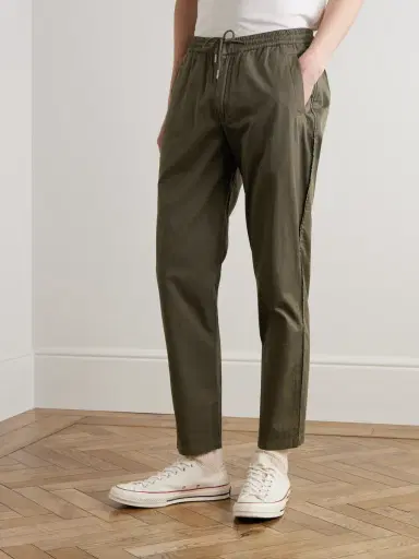 Folk Tapered Cotton-Twill Drawstring Trousers - Men | Thumbnail 3 Folk Tapered Cotton-Twill Drawstring Trousers - Men | Thumbnail 3
