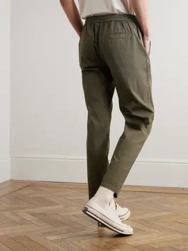 Folk Tapered Cotton-Twill Drawstring Trousers - Men | Thumbnail 4 Folk Tapered Cotton-Twill Drawstring Trousers - Men | Thumbnail 4
