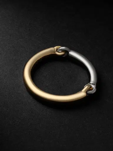 MAOR The Equinox 18-Karat Yellow and White Gold Ring - Men | Thumbnail 3