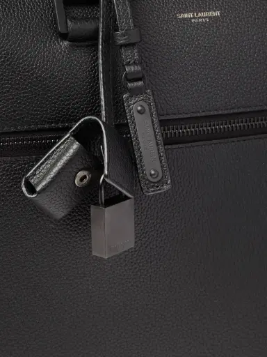 Saint Laurent Sac de Jour Full-Grain Leather Briefcase - Men | Thumbnail 4