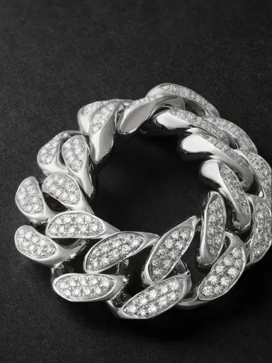 SHAY 18-Karat White Gold Diamond Ring - Men | Thumbnail 3 SHAY 18-Karat White Gold Diamond Ring - Men | Thumbnail 3