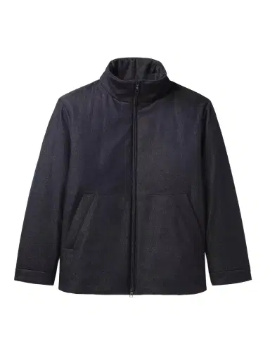 Loro Piana Storm System Virgin Wool-Blend Denim Bomber Jacket - Men | Thumbnail 1 Loro Piana Storm System Virgin Wool-Blend Denim Bomber Jacket - Men | Thumbnail 1