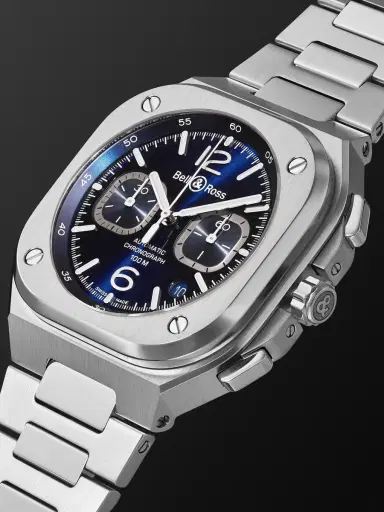 Bell & Ross BR 05 Automatic Chronograph Stainless Steel Watch, Ref. BR05C-BU-ST/SST - Men | Thumbnail 4 Bell & Ross BR 05 Automatic Chronograph Stainless Steel Watch, Ref. BR05C-BU-ST/SST - Men | Thumbnail 4