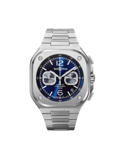 Bell & Ross BR 05 Automatic Chronograph Stainless Steel Watch, Ref. BR05C-BU-ST/SST - Men | Thumbnail 1 Bell & Ross BR 05 Automatic Chronograph Stainless Steel Watch, Ref. BR05C-BU-ST/SST - Men | Thumbnail 1
