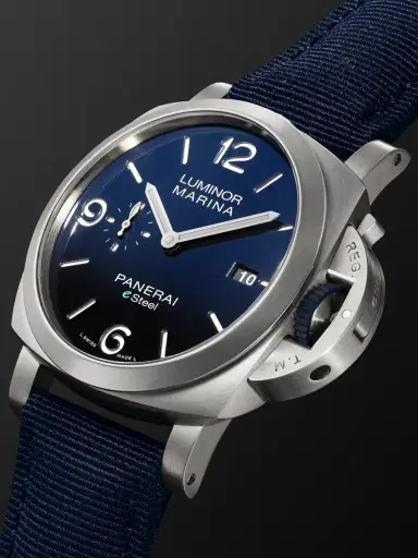 Panerai Luminor Marina Automatic eSteel and Recycled PET Watch, Ref. PAM01157 - Men | Thumbnail 3 Panerai Luminor Marina Automatic eSteel and Recycled PET Watch, Ref. PAM01157 - Men | Thumbnail 3