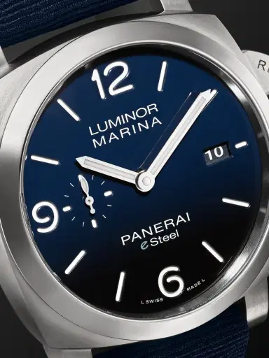 Panerai Luminor Marina Automatic eSteel and Recycled PET Watch, Ref. PAM01157 - Men | Thumbnail 5 Panerai Luminor Marina Automatic eSteel and Recycled PET Watch, Ref. PAM01157 - Men | Thumbnail 5