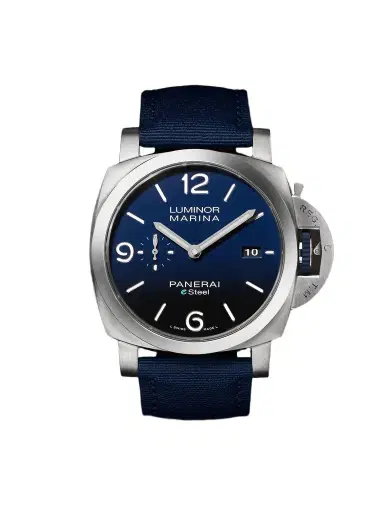 Panerai Luminor Marina Automatic eSteel and Recycled PET Watch, Ref. PAM01157 - Men | Thumbnail 1 Panerai Luminor Marina Automatic eSteel and Recycled PET Watch, Ref. PAM01157 - Men | Thumbnail 1
