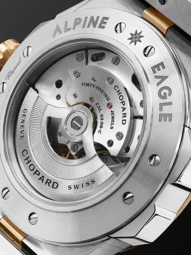 Chopard Alpine Eagle XL Chrono Automatic Lucent Steel and 18-Karat Rose Gold Watch, Ref. 298609-6001 - Men | Thumbnail 3 Chopard Alpine Eagle XL Chrono Automatic Lucent Steel and 18-Karat Rose Gold Watch, Ref. 298609-6001 - Men | Thumbnail 3