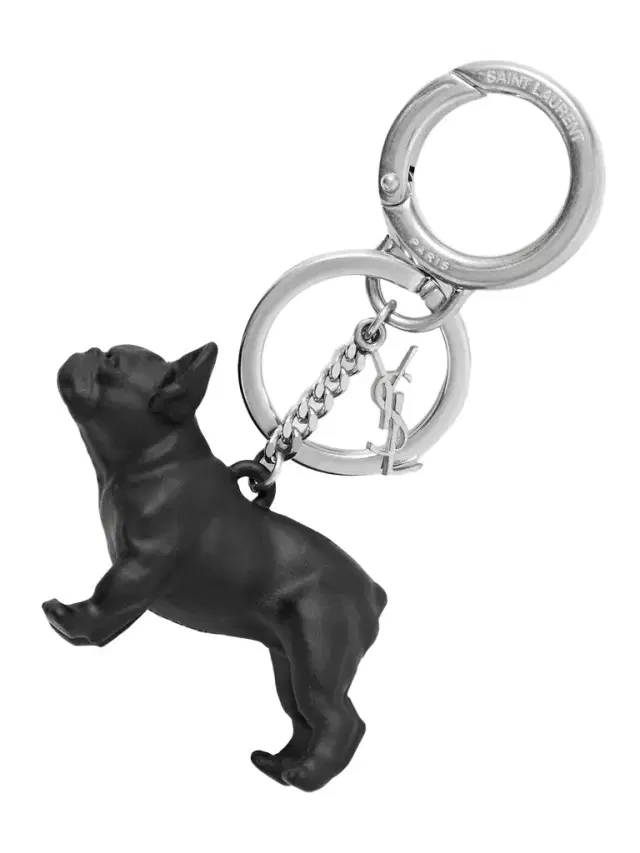 Silver-Tone and Resin Key Fob - Men Silver-Tone and Resin Key Fob - Men