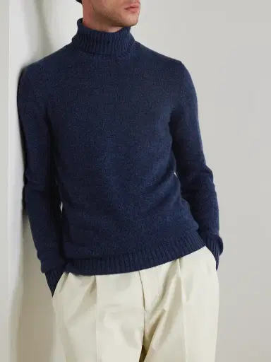 Loro Piana Baby Cashmere Rollneck Sweater - Men | Thumbnail 3 Loro Piana Baby Cashmere Rollneck Sweater - Men | Thumbnail 3