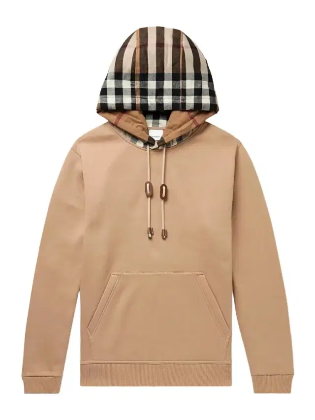 Burberry Checked Cotton-Blend Jersey Hoodie - Men