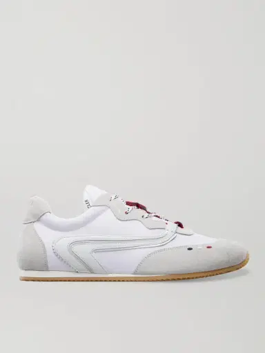 Moncler Genius 2 Moncler 1952 Seventy Leather-Trimmed Suede and Shell Sneakers - Men | Thumbnail 2 Moncler Genius 2 Moncler 1952 Seventy Leather-Trimmed Suede and Shell Sneakers - Men | Thumbnail 2