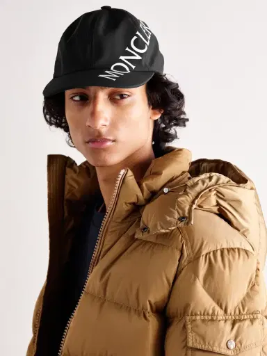 Moncler Logo-Print Shell Baseball Cap - Men | Thumbnail 2 Moncler Logo-Print Shell Baseball Cap - Men | Thumbnail 2