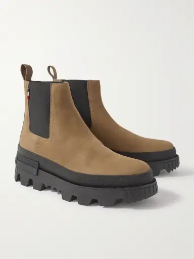 Moncler Suede Chelsea Boots - Men | Thumbnail 4 Moncler Suede Chelsea Boots - Men | Thumbnail 4