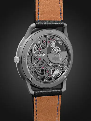 Hermès Timepieces Slim d'Hermès Squelette Lune Automatic Titanium Watch, Ref. 054695WW00 - Men | Thumbnail 5 Hermès Timepieces Slim d'Hermès Squelette Lune Automatic Titanium Watch, Ref. 054695WW00 - Men | Thumbnail 5