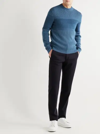Loro Piana Ribbed Cashmere Sweater - Men | Thumbnail 2