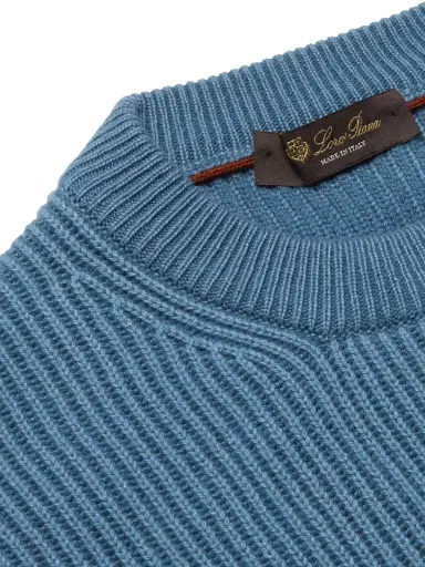 Loro Piana Ribbed Cashmere Sweater - Men | Thumbnail 4