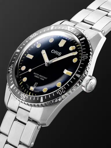 ORIS Divers Sixty-Five Automatic 40mm Stainless Steel Watch, Ref. No. 01 733 7707 4055-07 8 20 18 - Men | Thumbnail 3 ORIS Divers Sixty-Five Automatic 40mm Stainless Steel Watch, Ref. No. 01 733 7707 4055-07 8 20 18 - Men | Thumbnail 3