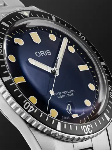 ORIS Divers Sixty-Five Automatic 40mm Stainless Steel Watch, Ref. No. 01 733 7707 4055-07 8 20 18 - Men | Thumbnail 5 ORIS Divers Sixty-Five Automatic 40mm Stainless Steel Watch, Ref. No. 01 733 7707 4055-07 8 20 18 - Men | Thumbnail 5
