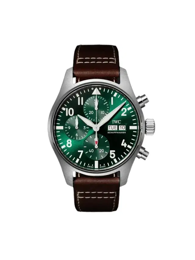 Pilot's Automatic Chronograph Stainless Steel Watch, Ref. IW388103 - Men