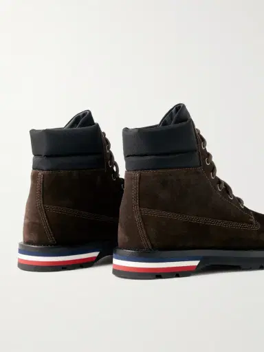 Moncler Vancouver Shell-Trimmed Suede Hiking Boots - Men | Thumbnail 5 Moncler Vancouver Shell-Trimmed Suede Hiking Boots - Men | Thumbnail 5