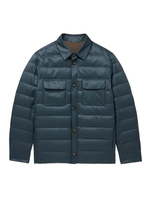 Loro Piana Quilted Silk-Twill Down Overshirt - Men