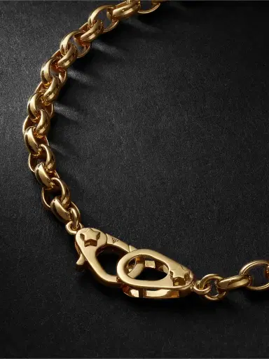 Foundrae Sister Hook 18-Karat Gold Bracelet - Men | Thumbnail 4 Foundrae Sister Hook 18-Karat Gold Bracelet - Men | Thumbnail 4